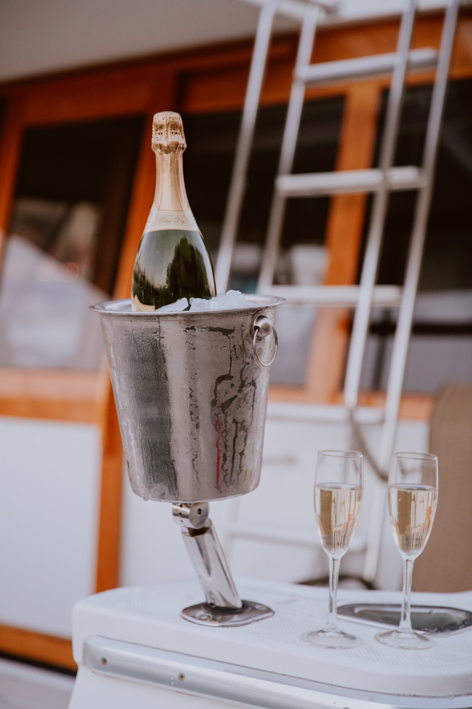 Bev Bucket - The Original Rod Holder Champagne Bucket for Your
